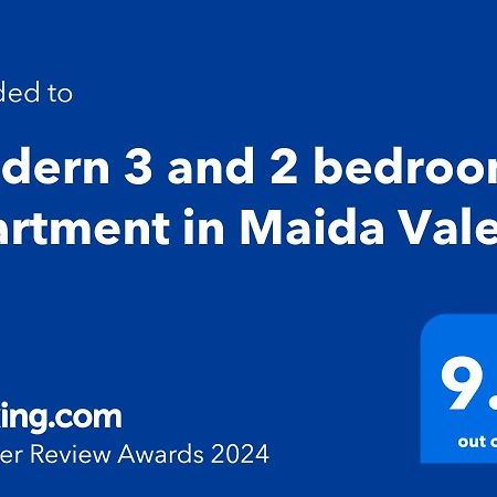 Modern 3 And 2 Bedroom Apartment In Maida Vale 런던 외부 사진